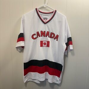 Snowcap Adult Large Hockey Jersey Canada White